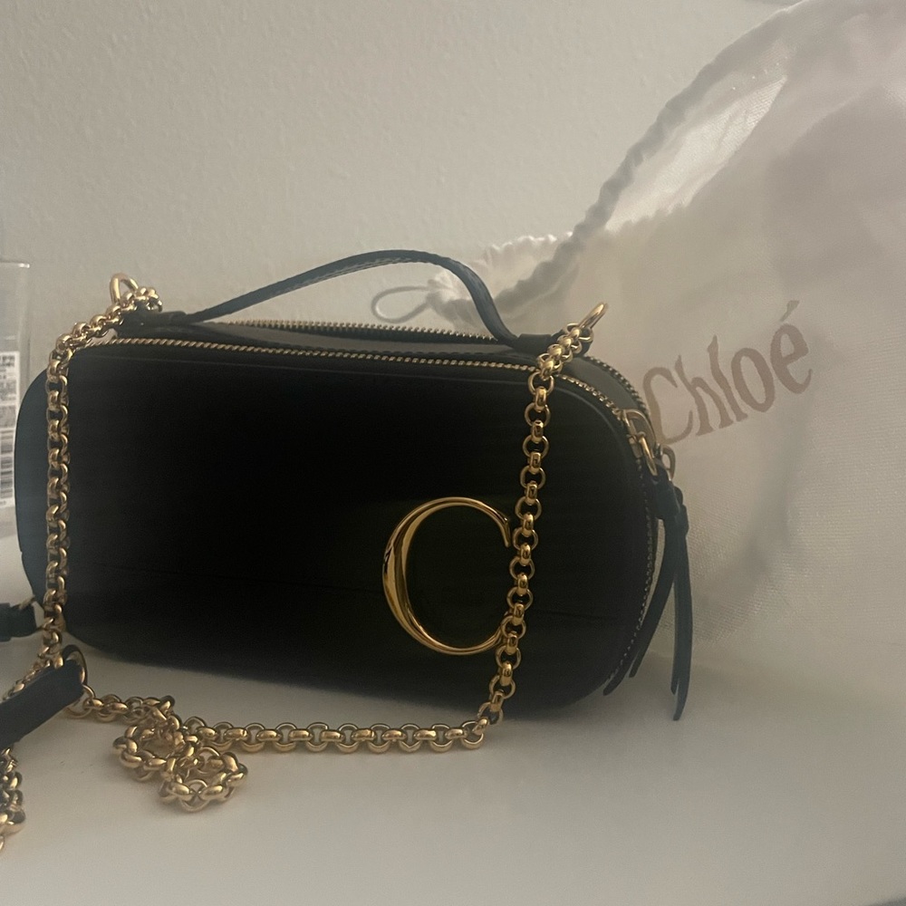 Chloe vanity bag black